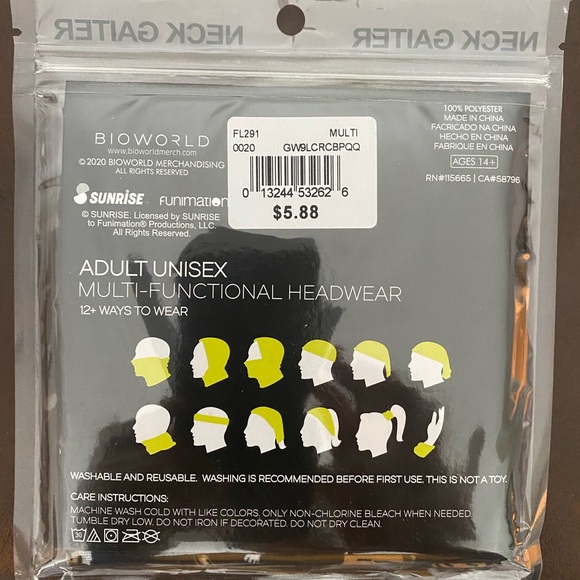 Cowboy Bebop Neck Gaiter - Picture 2 of 2